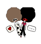 I am Afro.（個別スタンプ：1）