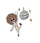 I am Afro.（個別スタンプ：13）