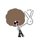 I am Afro.（個別スタンプ：23）