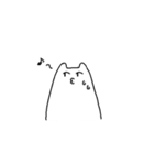 しろいねこうさぎ（個別スタンプ：11）