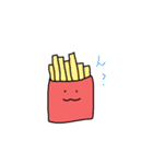 ほんわか食べ物さんたち(ときどきヒト)（個別スタンプ：14）