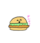 ほんわか食べ物さんたち(ときどきヒト)（個別スタンプ：18）