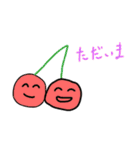 ほんわか食べ物さんたち(ときどきヒト)（個別スタンプ：27）
