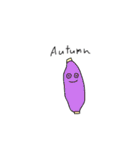ほんわか食べ物さんたち(ときどきヒト)（個別スタンプ：37）