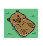 ウォンバットだらけ パート2（個別スタンプ：10）