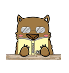 ウォンバットだらけ パート2（個別スタンプ：16）