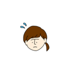 眉つな  時たま いそ（個別スタンプ：3）