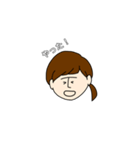 眉つな  時たま いそ（個別スタンプ：7）