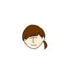 眉つな  時たま いそ（個別スタンプ：10）
