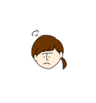 眉つな  時たま いそ（個別スタンプ：16）