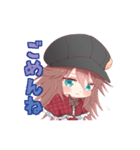 クールな女の子の日常スタンプ（個別スタンプ：6）