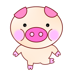 [LINEスタンプ] ぶたのモモちゃん