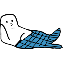 [LINEスタンプ] 消しゴムサカナ