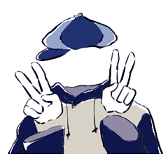 [LINEスタンプ] 素敵な透明人間のスタンプ