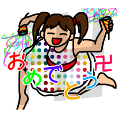 [LINEスタンプ] みんなで卍 Let's卍 2