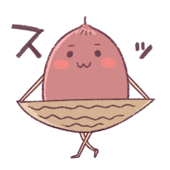 [LINEスタンプ] おぱんつどんぐり