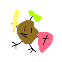 [LINEスタンプ] ジャガイモ戦士