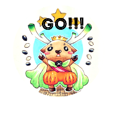[LINEスタンプ] シカと囲碁？