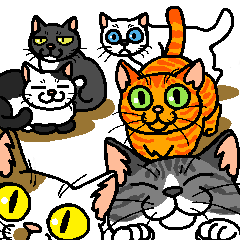 [LINEスタンプ] 猫とりどり3