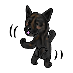 [LINEスタンプ] 甲斐犬ぺろたん3