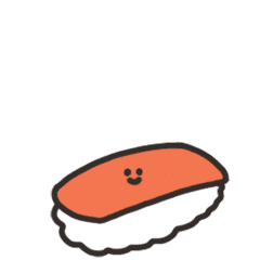 [LINEスタンプ] 動くスシのスタンプ