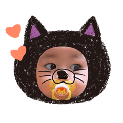 [LINEスタンプ] 徳丸家のちびっ子