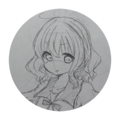 [LINEスタンプ] 美少女ラフ