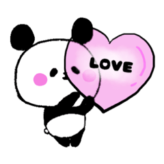 [LINEスタンプ] 日日是ぱんだ(´∇｀)