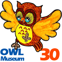 [LINEスタンプ] フクロウ 博物館 30の画像（メイン）