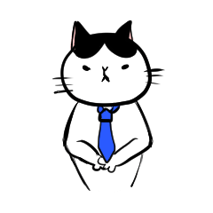 [LINEスタンプ] はたらく猫