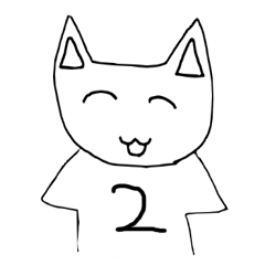 [LINEスタンプ] こんにちにゃんこくんスタンプ2