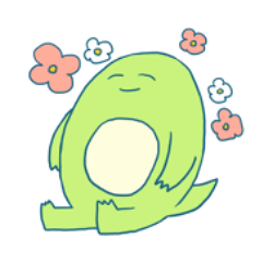 [LINEスタンプ] ゆるいとかげ