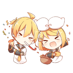 [LINEスタンプ] 鏡音リンと鏡音レンスタンプ