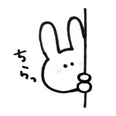 [LINEスタンプ] うさぎちゃん(´・∀・｀)