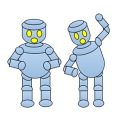 [LINEスタンプ] ロボットスタンプBY表計算ソフト