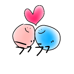 [LINEスタンプ] たまちゃんとまるくんの日常