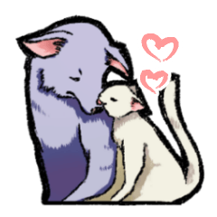 [LINEスタンプ] らくがき猫と犬