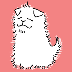 [LINEスタンプ] もぬもぬの犬