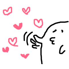[LINEスタンプ] ゆ〜る ぴんくver.