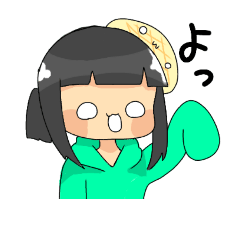 [LINEスタンプ] メロンパン少女