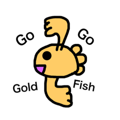 [LINEスタンプ] 金魚ちゃん4（Go Go Gold Fishシリーズ）