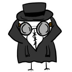[LINEスタンプ] ペストマスク医師