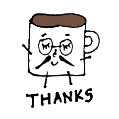 [LINEスタンプ] 癒しの珈琲おじさん