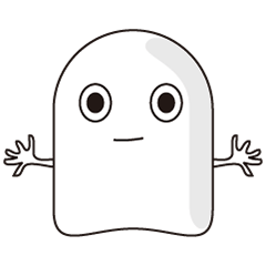 [LINEスタンプ] おばけちゃん.JP