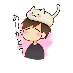 [LINEスタンプ] 糸目くんとモチねこ