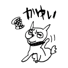 [LINEスタンプ] ちょっと変わったわんこ