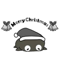 [LINEスタンプ] ブラックなアイツ 2 クリスマスは来たる！の画像（メイン）