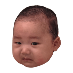 [LINEスタンプ] まんまるあかちゃん②