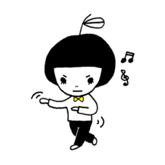 [LINEスタンプ] 林檎少女の日常