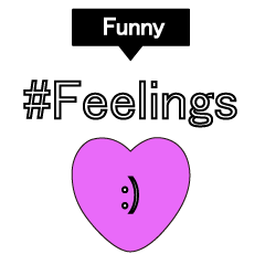[LINEスタンプ] Funny #Feelingsの画像（メイン）